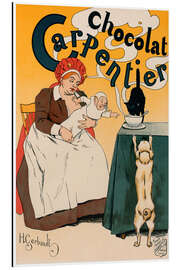Tableau en aluminium Chocolat Carpentier - Vintage Advertising Collection