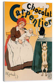 Leinwandbild Chocolat Carpentier - Vintage Advertising Collection