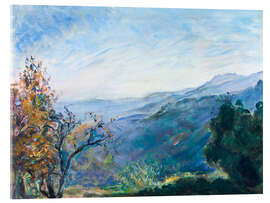 Acrylglasbild Neukastel - Blick auf die Madenburg, 1924 - Max Slevogt