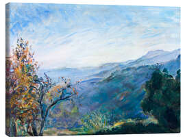 Leinwandbild Neukastel - Blick auf die Madenburg, 1924 - Max Slevogt