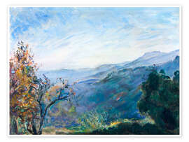 Wandbild Neukastel - Blick auf die Madenburg, 1924 - Max Slevogt