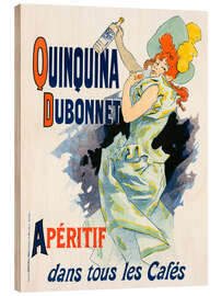 Holzbild Quinquina Dubonnet Apéritif
