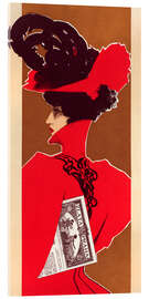 Acrylglasbild Plakat für das Magazin Zlata Praha - Roger Marx