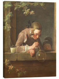 Leinwandbild Seifenblasen - Jean-Baptiste Siméon Chardin, 1734