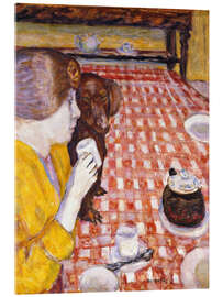 Acrylglasbild Das karierte Tischtuch