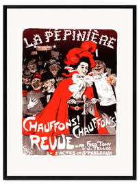 Gerahmter Kunstdruck Konzert La Pépinière Chauffons!