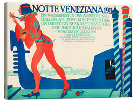 Leinwandbild Notte Veneziana 1911 - Julius Klinger