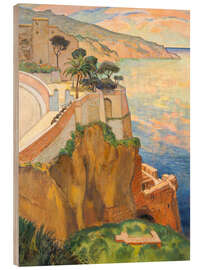 Holzbild Sorrentiner Küste, 1907 - Ludwig von Hofmann