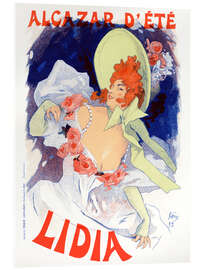 Acrylglasbild Alcazar d'Été, Lidia - Jules Chéret