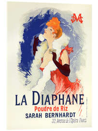 Acrylglasbild La Diaphane - Poudre de Riz - Jules Chéret