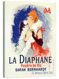Leinwandbild La Diaphane - Poudre de Riz - Jules Chéret