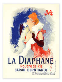 Wandbild La Diaphane - Poudre de Riz - Jules Chéret