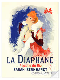 Wandsticker La Diaphane - Poudre de Riz - Jules Chéret