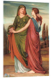 Tableau en verre acrylique Naomi and Ruth, 1887 - Evelyn De Morgan