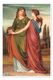 Wandbild Naomi und Ruth, 1887 - Evelyn De Morgan