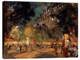 Leinwandbild Abendlicher Boulevard in Paris, 1907