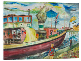 Acrylglasbild Flußdampfer - Peter Ludwigs