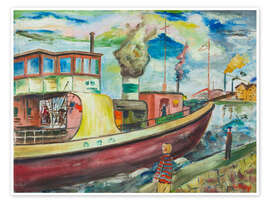 Wandbild Flußdampfer - Peter Ludwigs