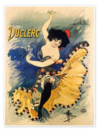 Wandbild Revue Déshabillée - Duclerc, 1894 - Albert Guillaume