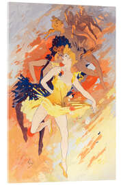 Acrylglasbild La Dance (Der Tanz) - Jules Chéret