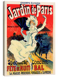 Leinwandbild Jardin de Paris, Fete de Nuit Bal - Jules Chéret
