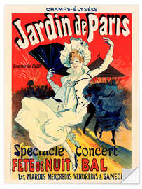 Wandsticker Jardin de Paris, Fete de Nuit Bal