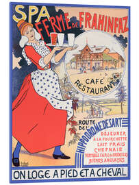 Acrylglasbild Ferme de la Frahinfaz, Café Restaurant, 1896