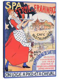 Leinwandbild Ferme de la Frahinfaz, Café Restaurant, 1896