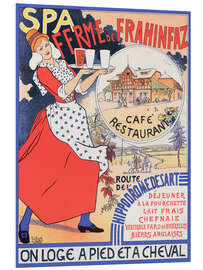 Hartschaumbild Ferme de la Frahinfaz, Café Restaurant, 1896