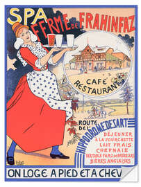 Sticker mural Ferme de la Frahinfaz, Café Restaurant, 1896