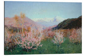 Alubild Italienische Frühlingslandschaft