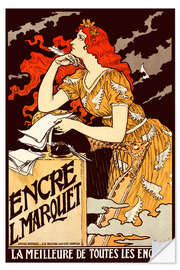 Wandsticker Encre L. Marquet - Eugène Grasset