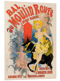 Hartschaumbild Bal du Moulin Rouge, Place Blanche