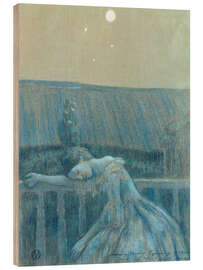 Holzbild Sorgen - Viktor Borissow-Mussatow, 1903