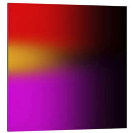 Alubild Farbwelle im Übergang - Flo Klein