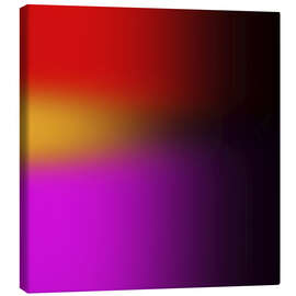 Leinwandbild Farbwelle im Übergang - Flo Klein