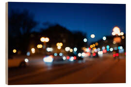 Holzbild Lichter der Stadt - Flo Klein