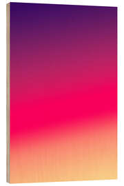 Holzbild Harmonie der Farben