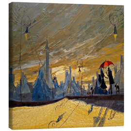 Leinwandbild Katzen - Justyna Kopania