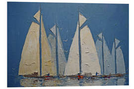 Hartschaumbild Segeln