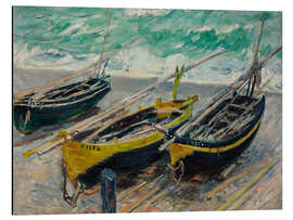 Alubild Drei Fischerboote