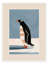 Poster Pinguin auf Eis