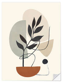 Wandsticker Beharrlichkeit ist fruchtbar I