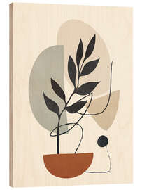 Holzbild Beharrlichkeit ist fruchtbar I