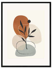 Gerahmter Kunstdruck Beharrlichkeit ist fruchtbar II