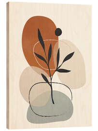 Holzbild Beharrlichkeit ist fruchtbar II