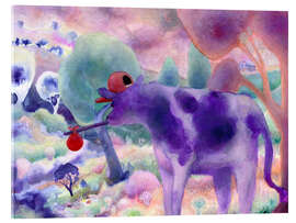 Acrylglasbild Entlaufene Kuh - Josh Byer