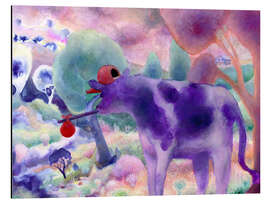 Aluminium print Runaway Cow - Josh Byer