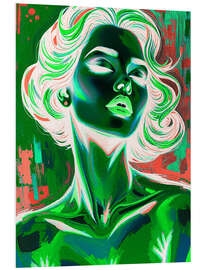 Hartschaumbild Neidgöttin