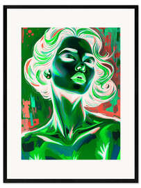 Gerahmter Kunstdruck Neidgöttin